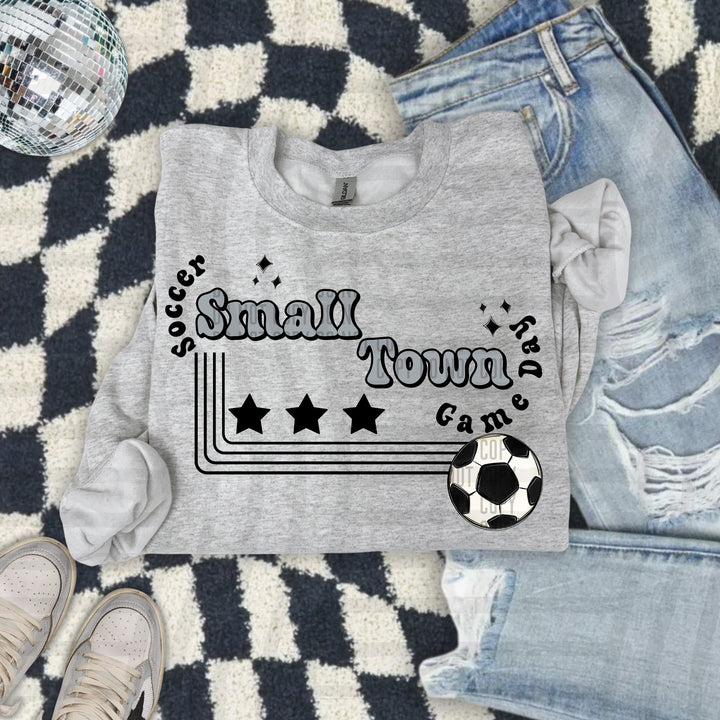 Small Town Soccer DTF Print