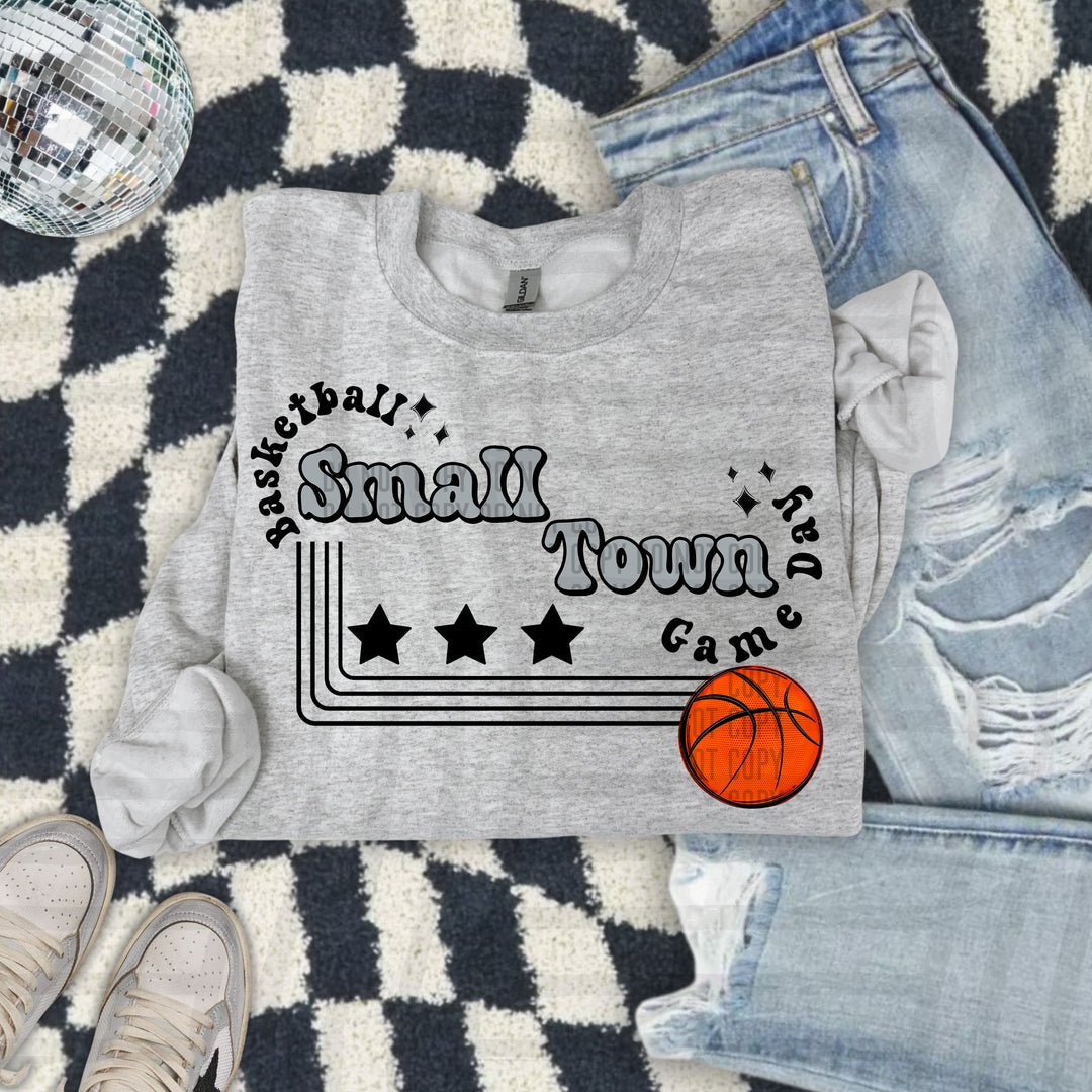Small Town Basketball DTF Print