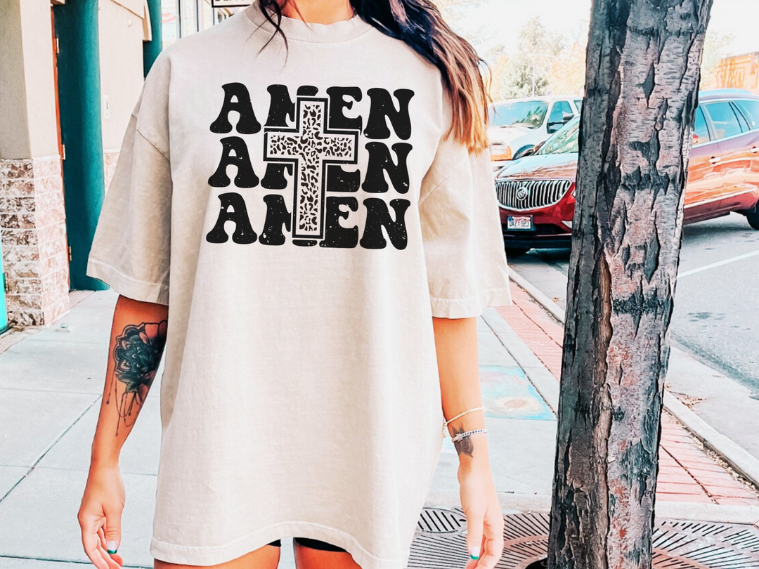 Groovy Amen DTF Print