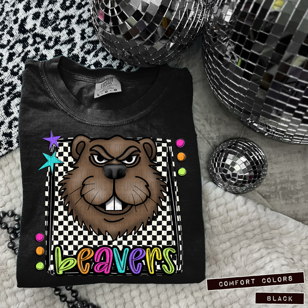 Preppy Bright Mascots Round 2 DTF Print