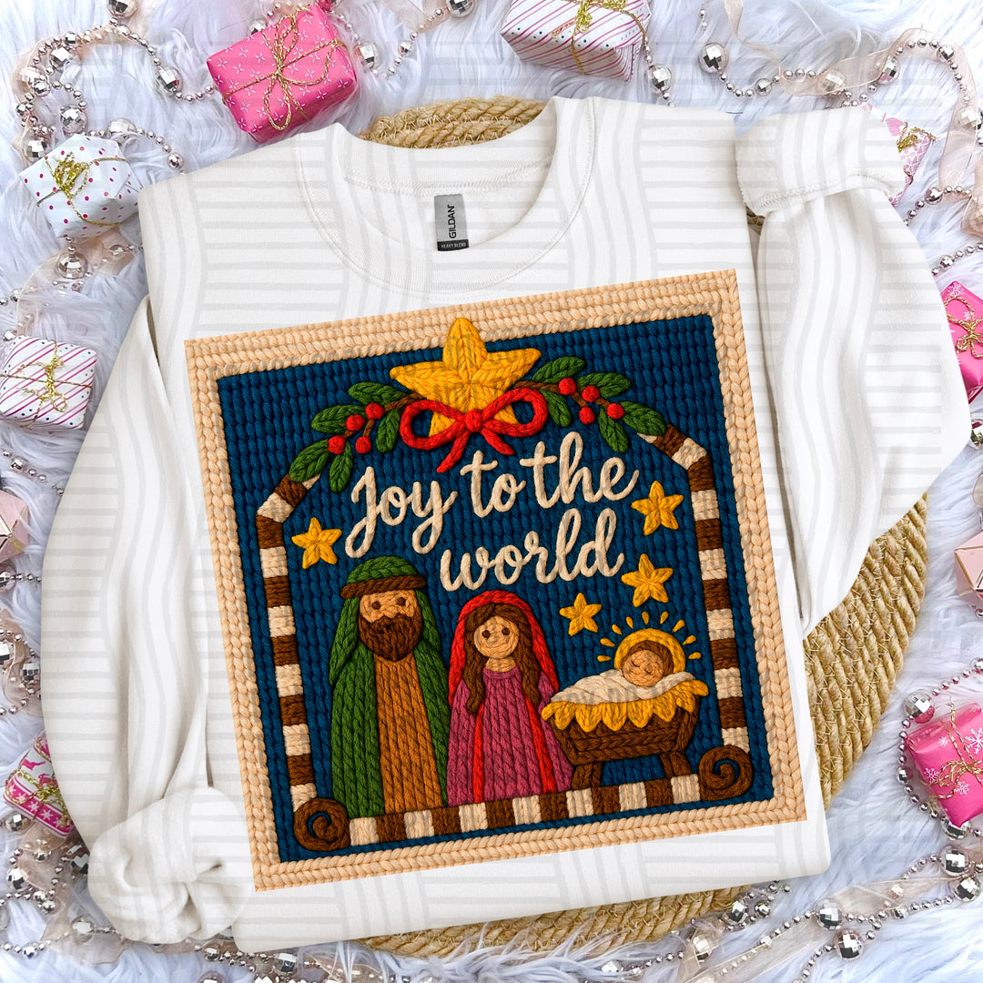 Yarn Christmas DTF Print