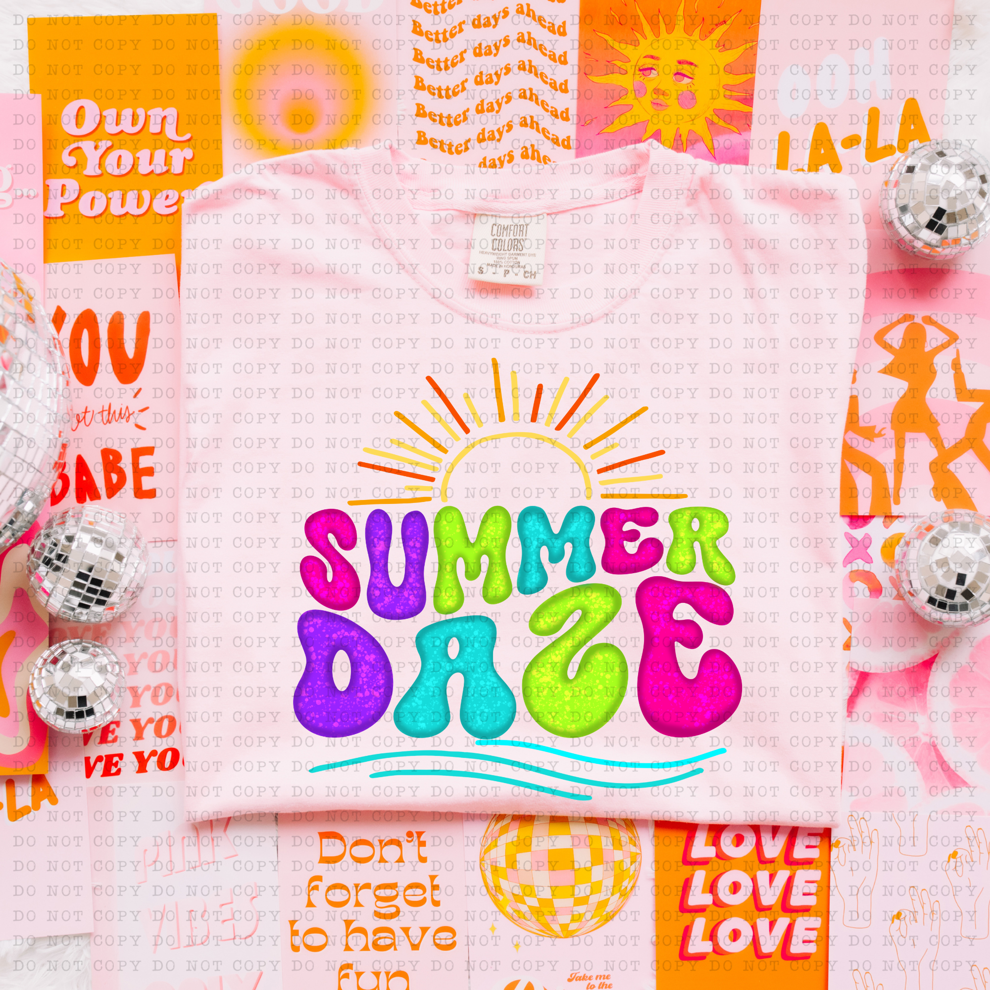 Summer Daze DTF Print