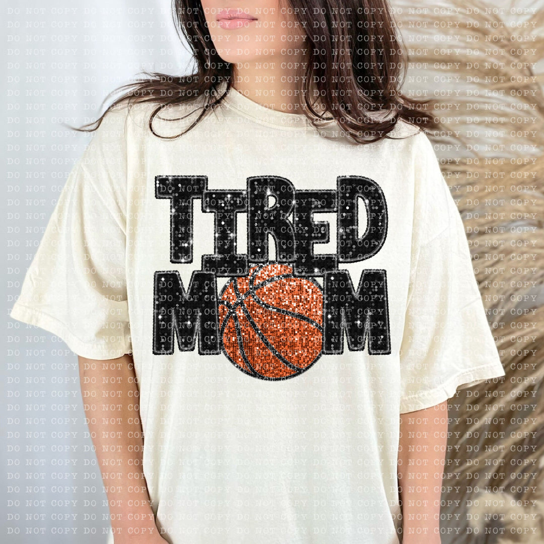 Tired Mom Sports DTF Print