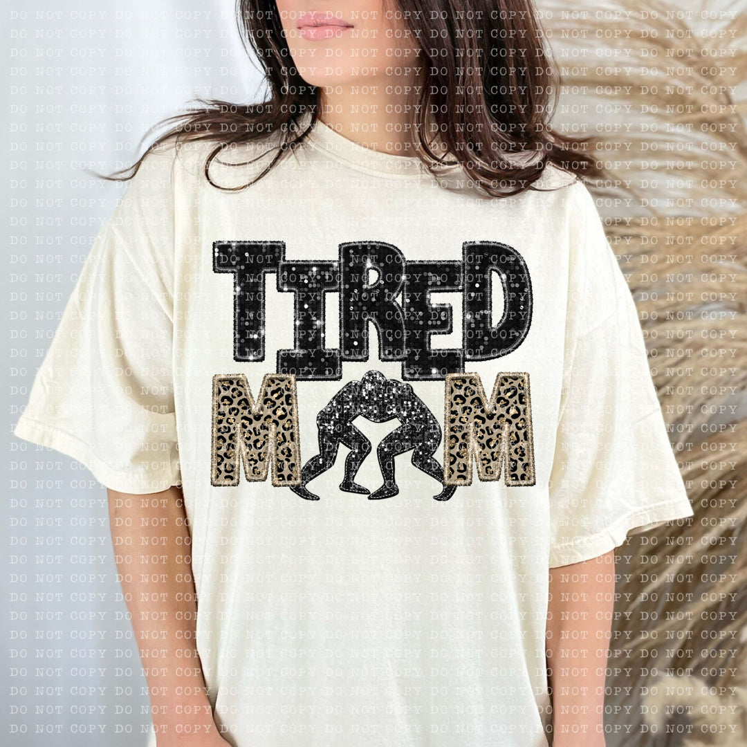 Tired Mom Sports DTF Print