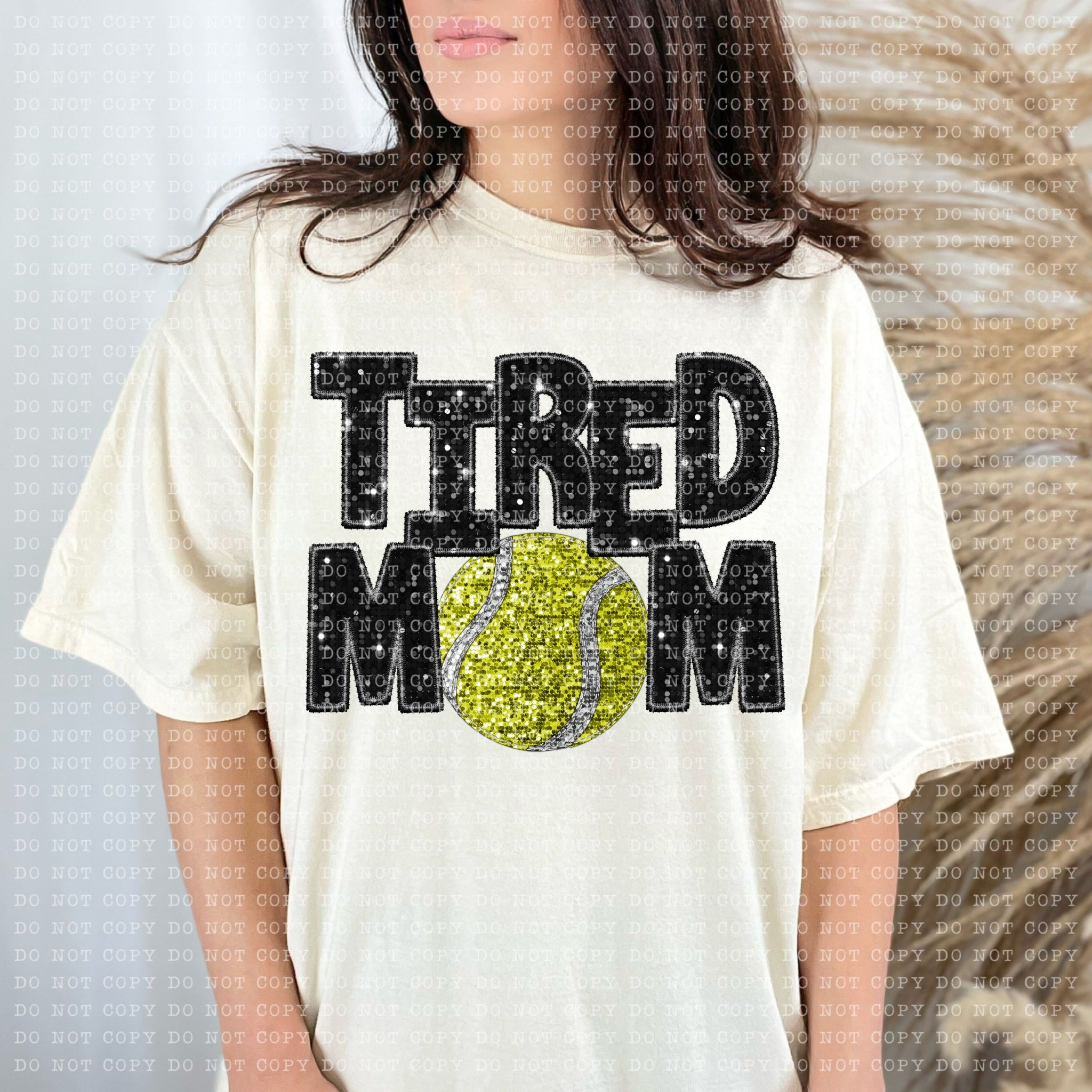 Tired Mom Sports DTF Print