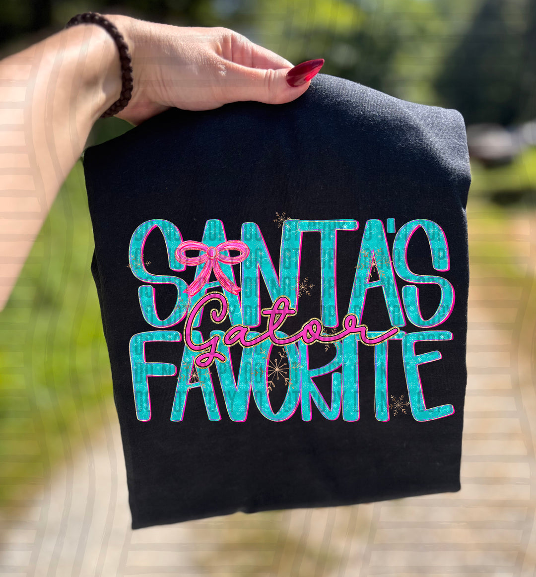 Santa’s Fav Mascots DTF Print