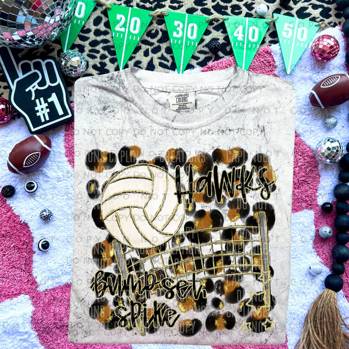 Bump, Set, Spike Volleyball DTF Print