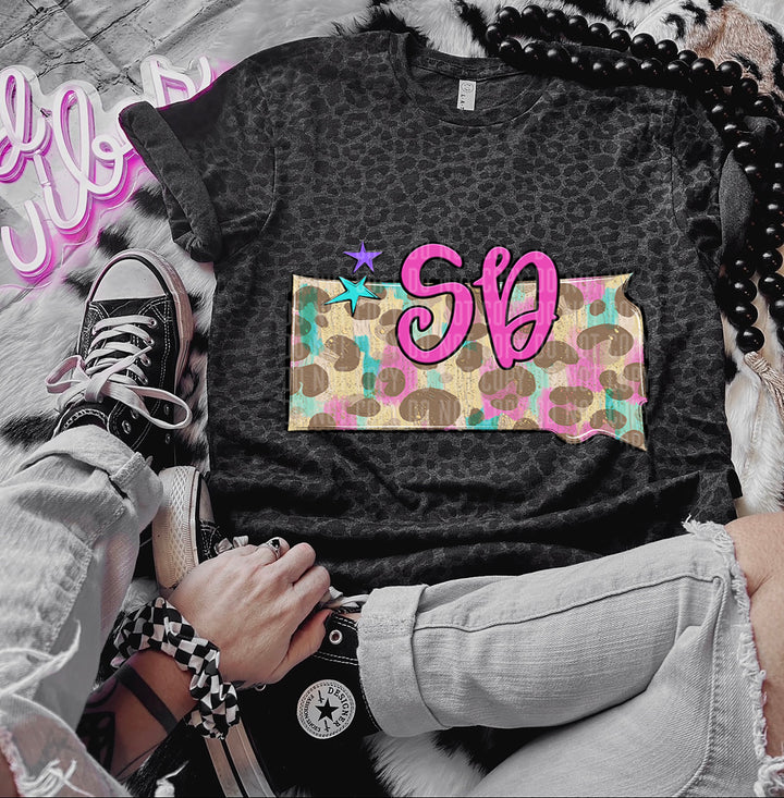 Preppy Bright States DTF Print