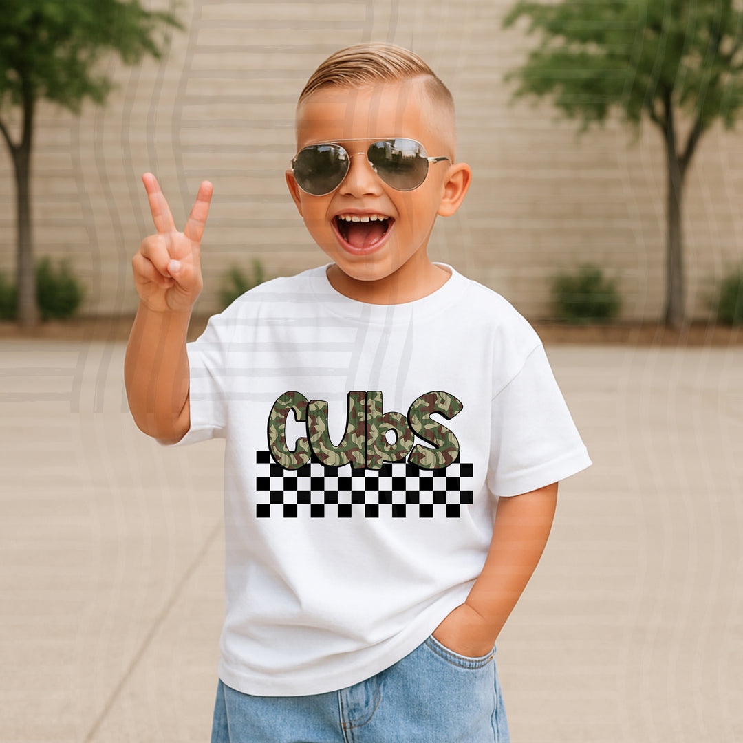 Camo DTF Print