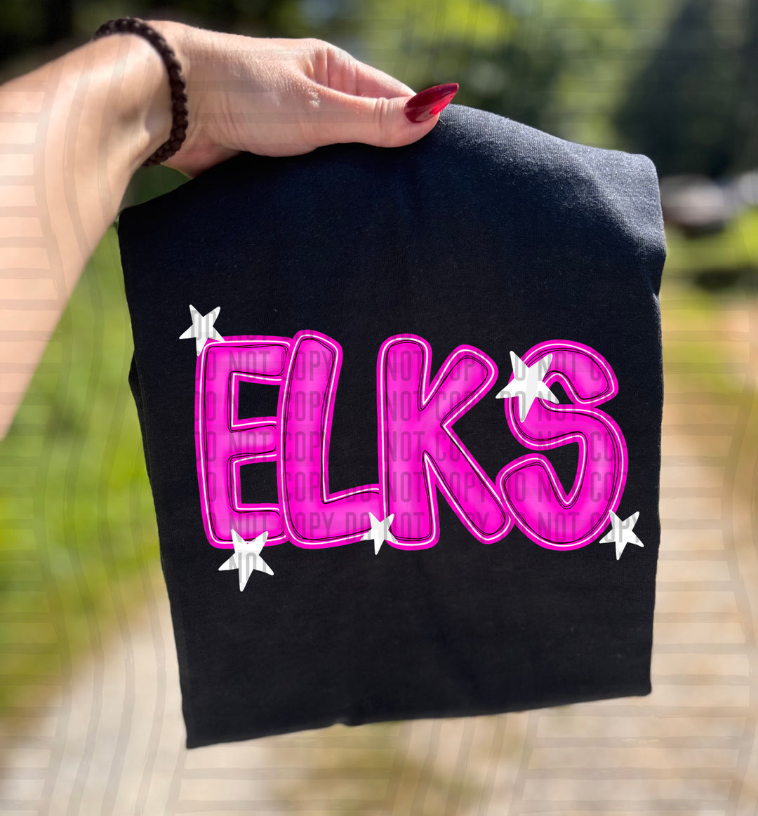 Pink And Preppy Split DTF Print