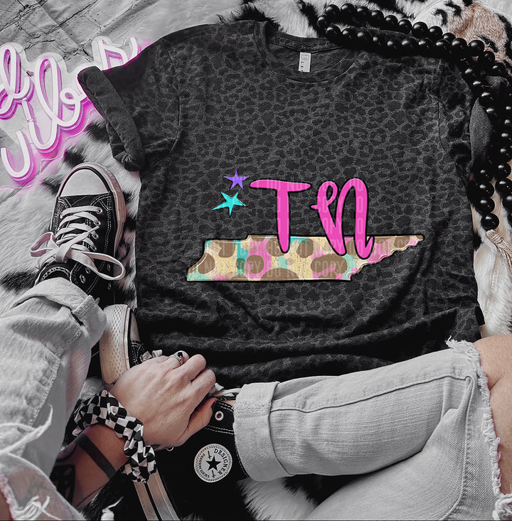Preppy Bright States DTF Print