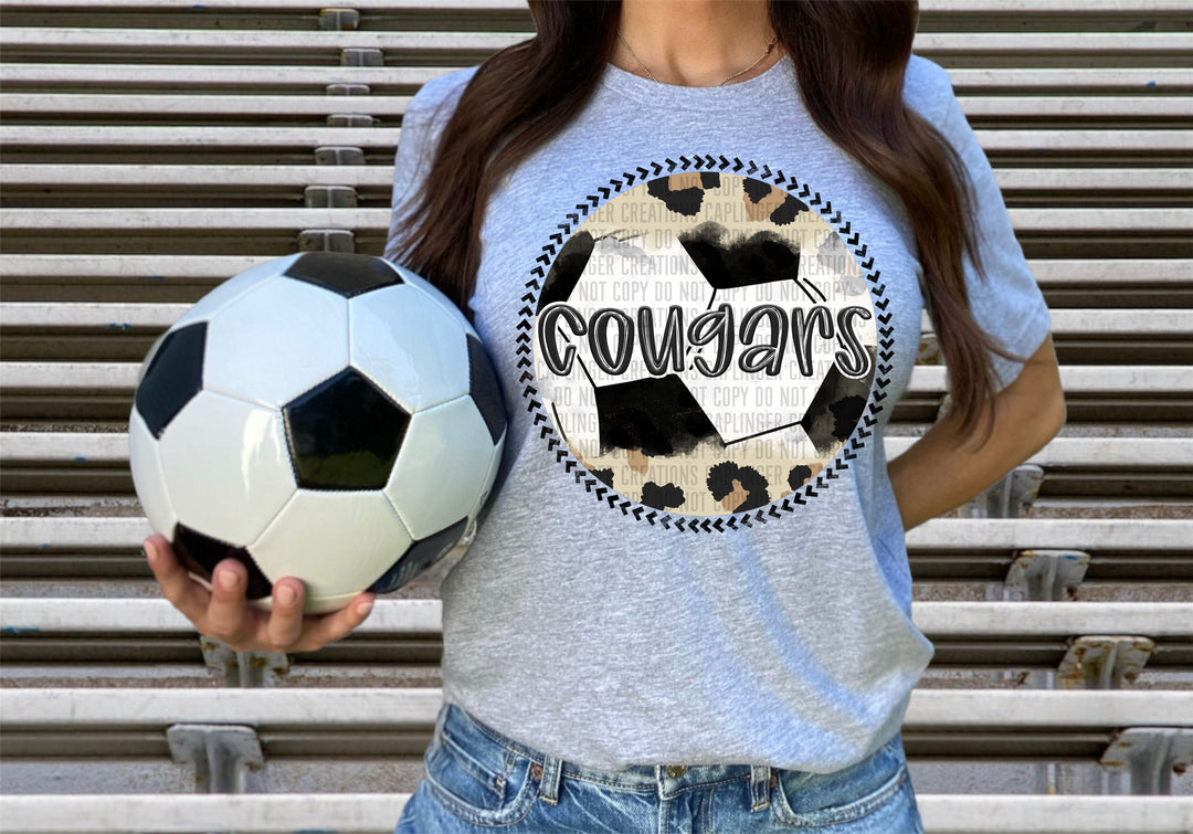 Soccer Background DTF Print