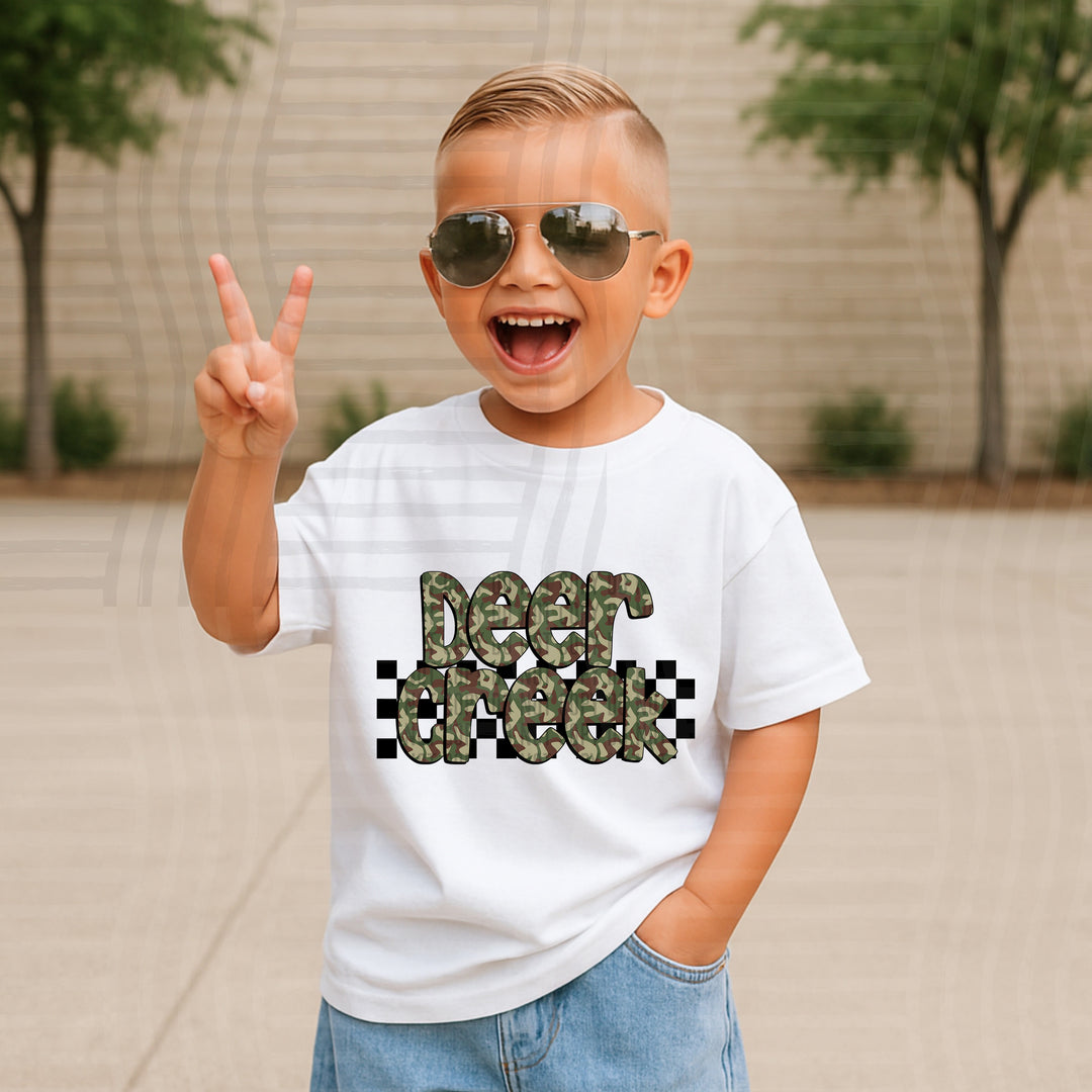 Camo DTF Print