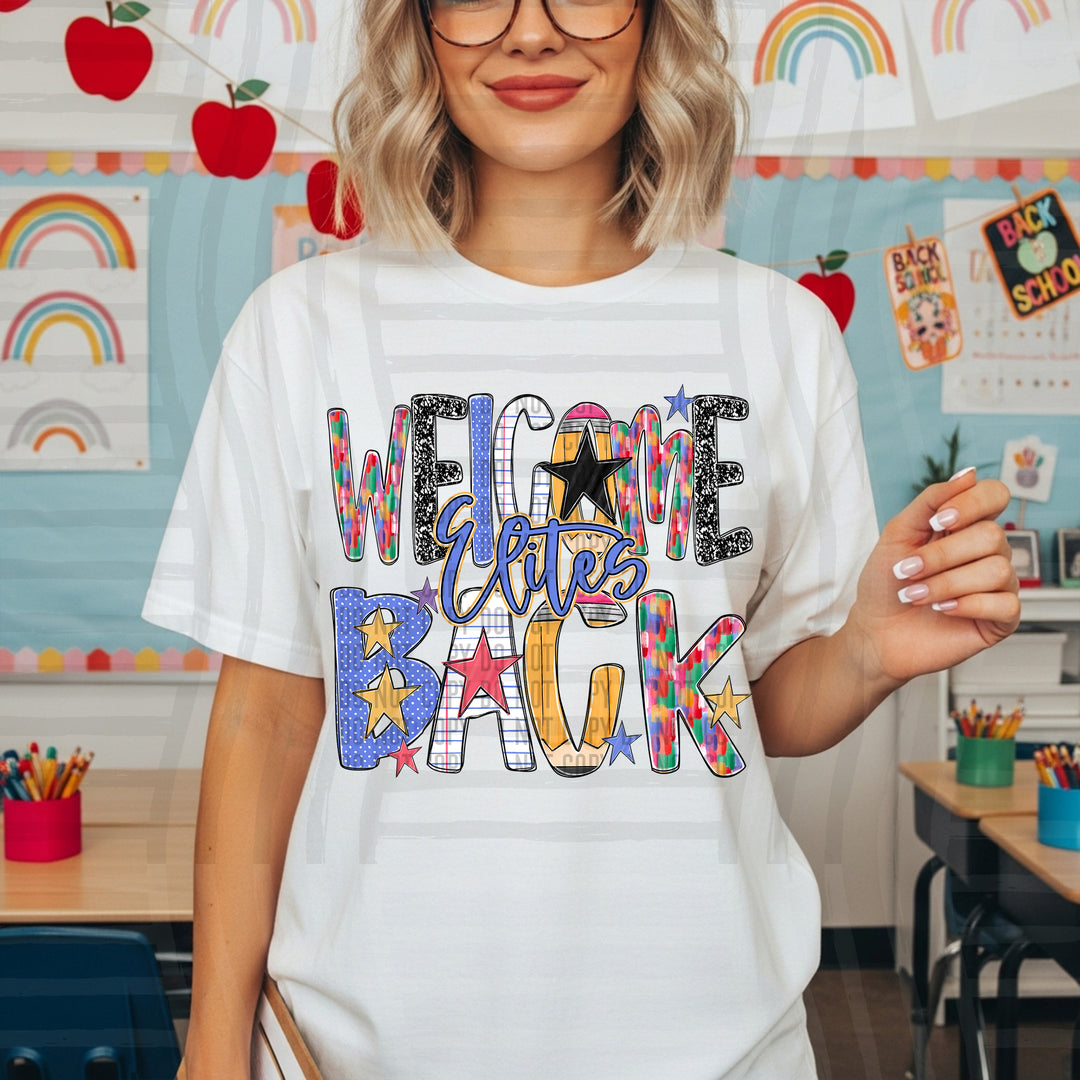 Welcome Back Mascots DTF Print