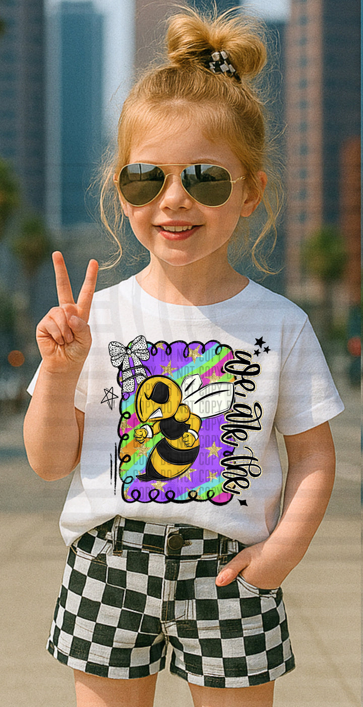 Preppy Swirl Mascot DTF Print