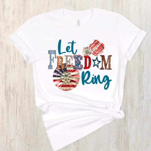 Let Freedom Ring DTF Print