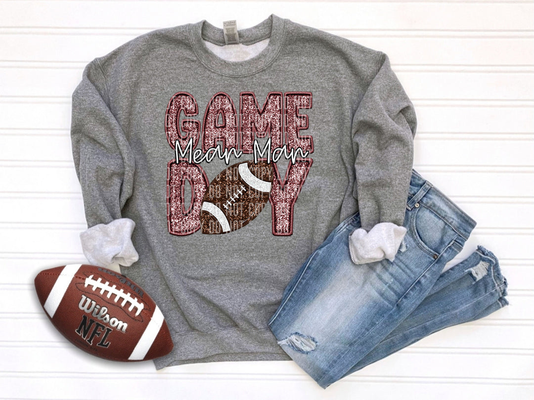 Crimson Football DTF Print