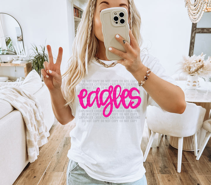 Hand Lettering Mascots DTF Print