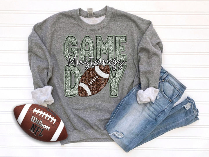 Sage Football DTF Print