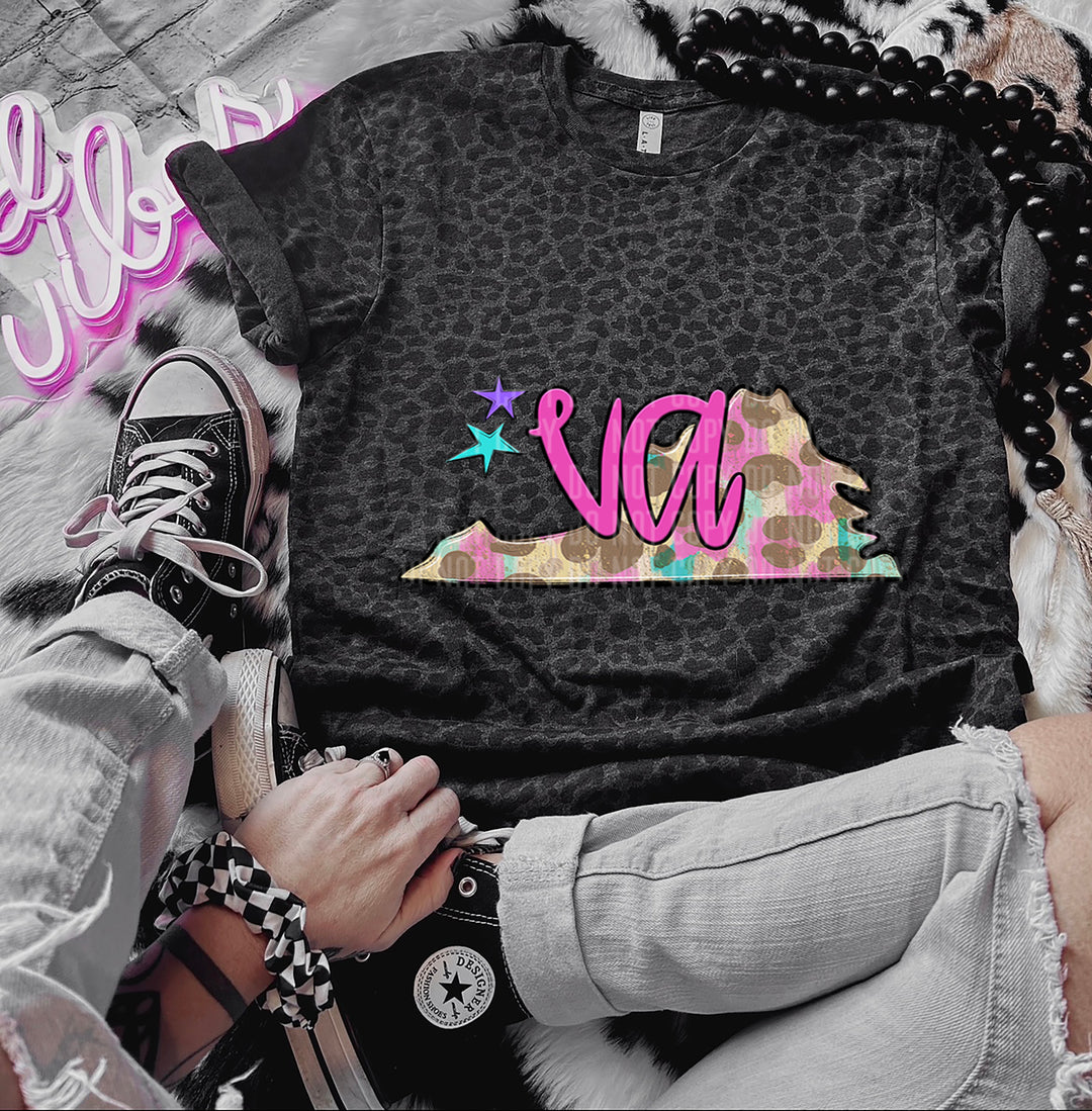 Preppy Bright States DTF Print