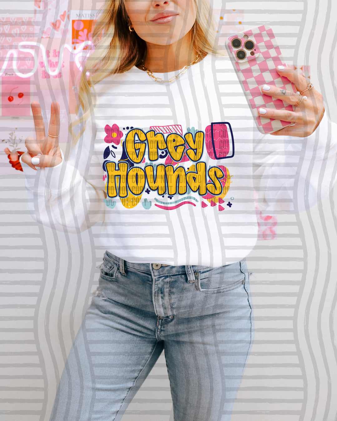 Groovy Mascots DTF Print