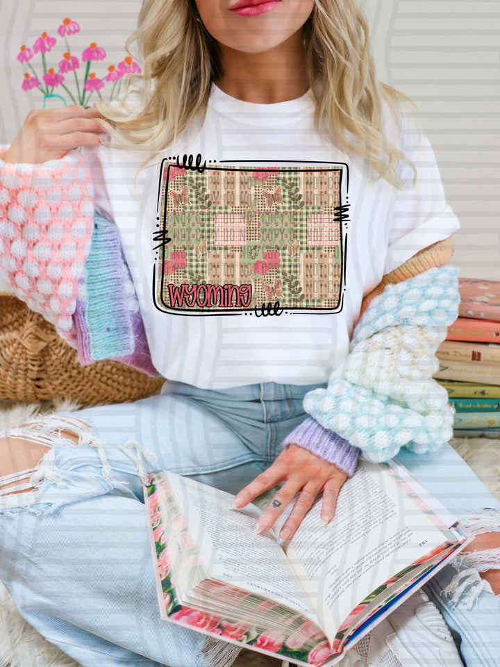 Butterfly Cottage States DTF Print