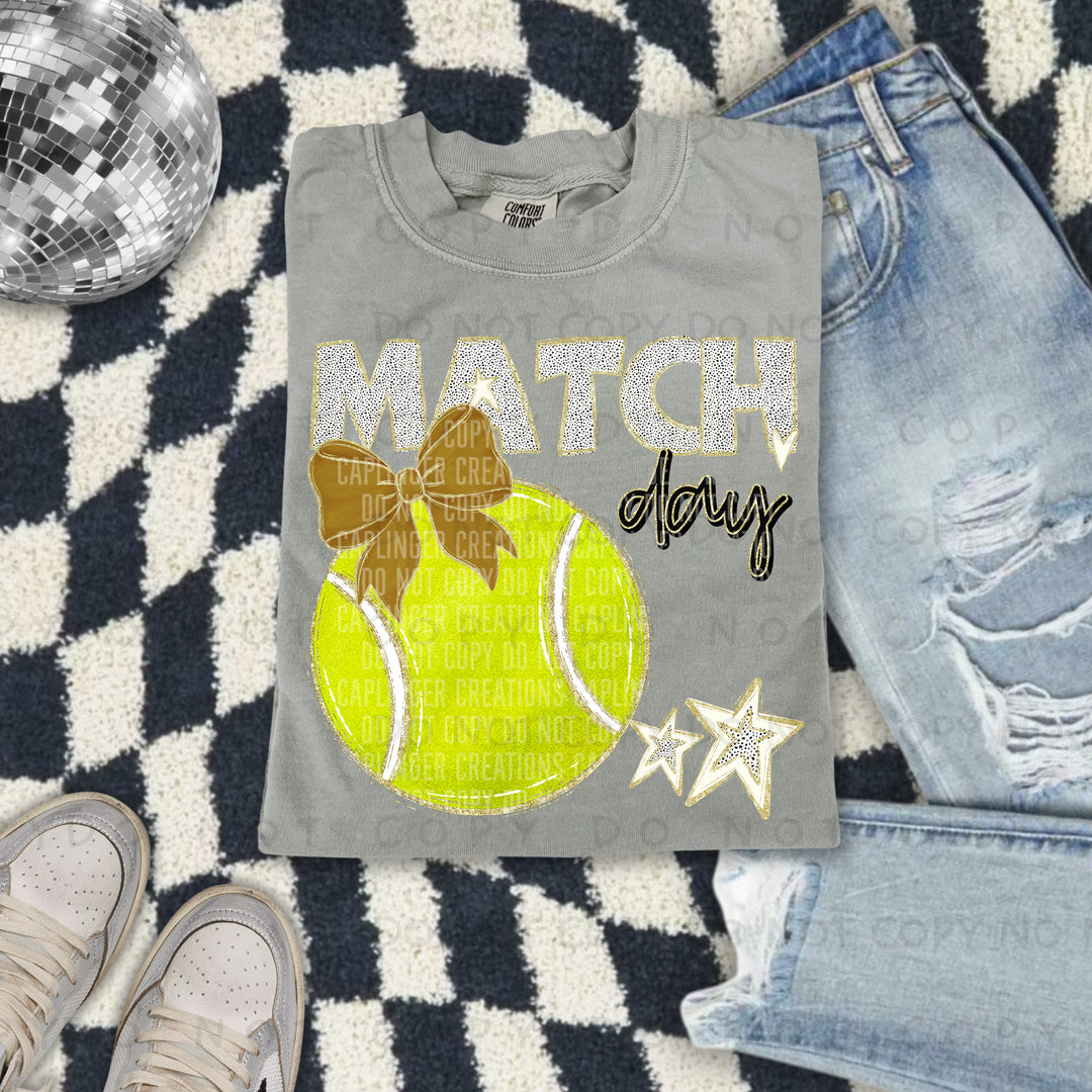 Tennis Match Day DTF Print