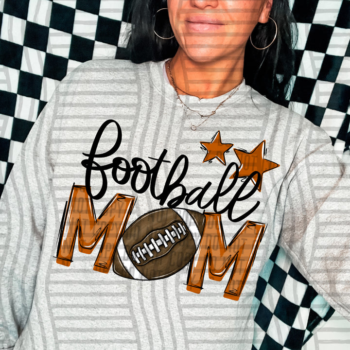 Sports Mom Football DTF Print