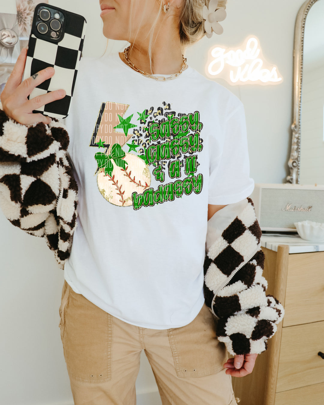 Sassy Classy Baseball DTF Print
