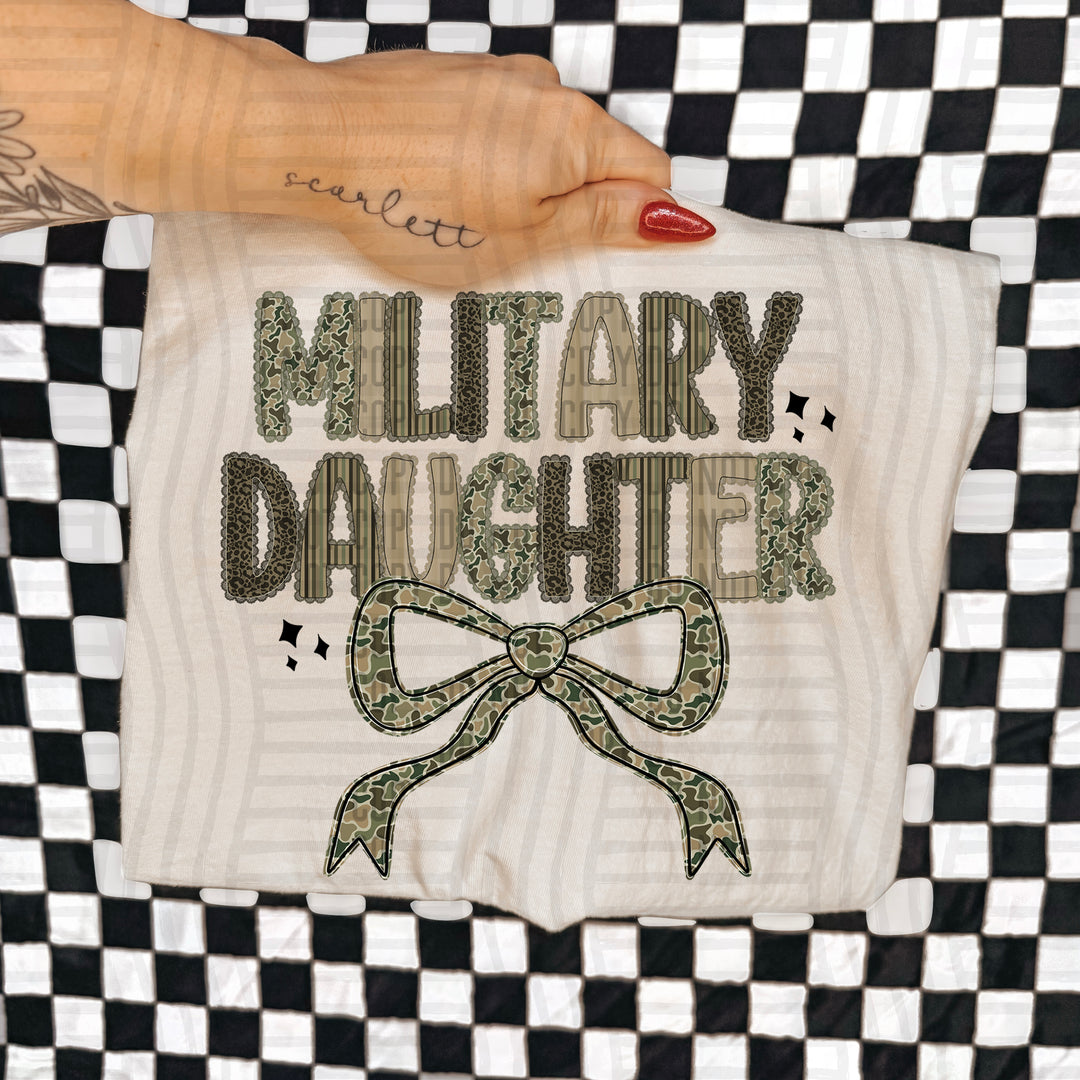 Military Daughter DTF Print