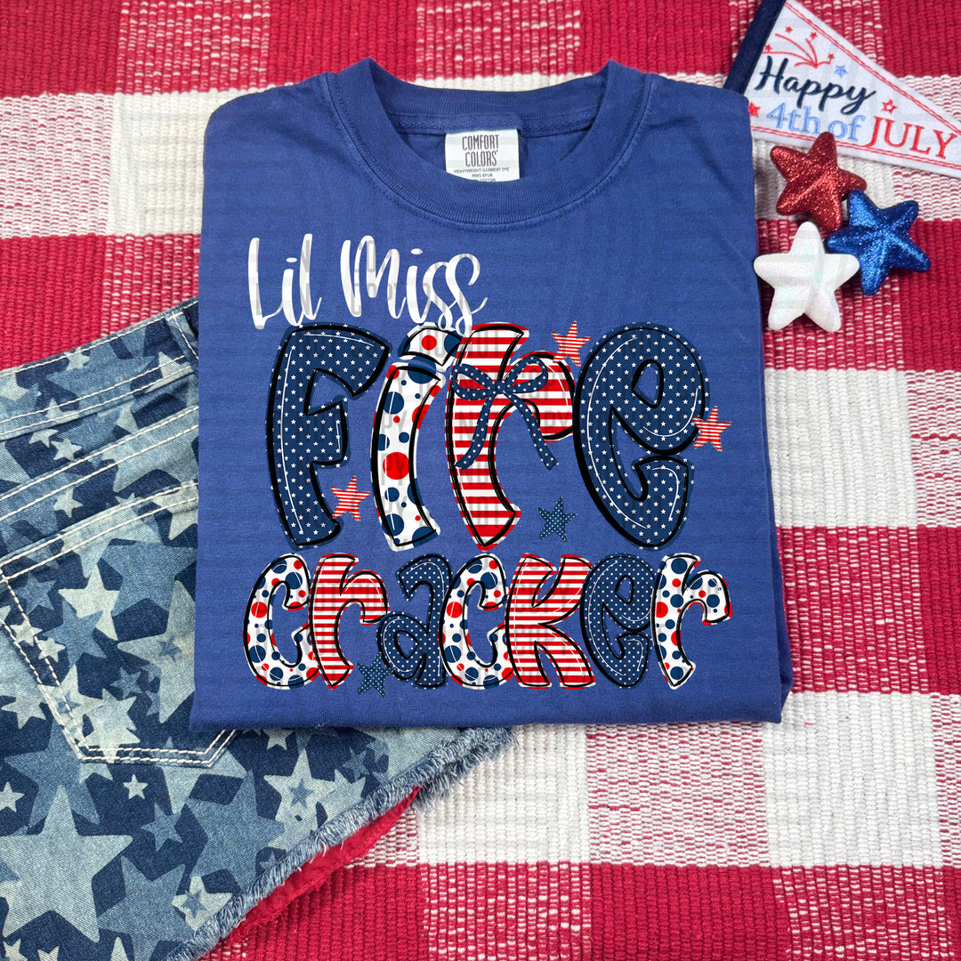 Lil Miss Fire Cracker DTF Print