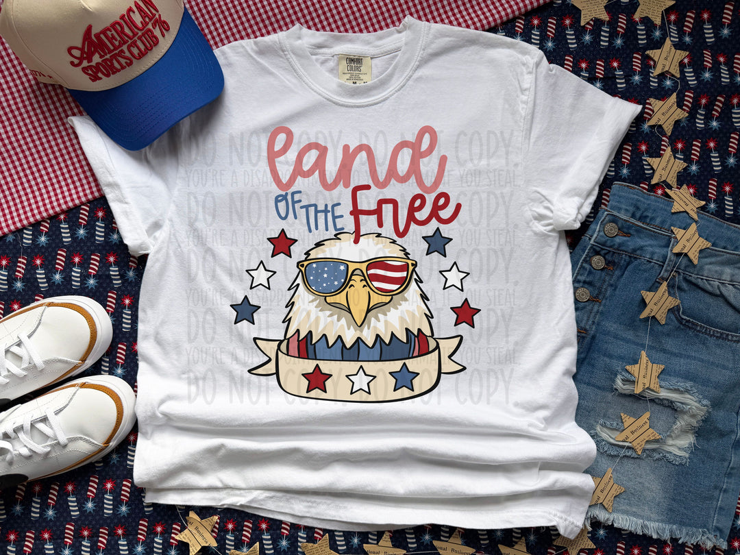 Land Of The Free DTF Print