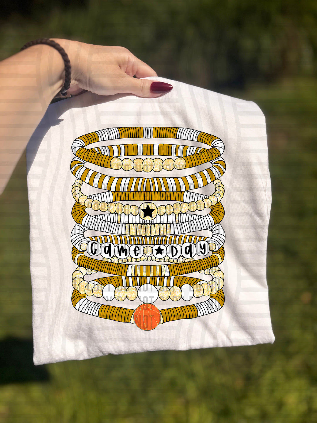 Basketball Bracelets DTF Print