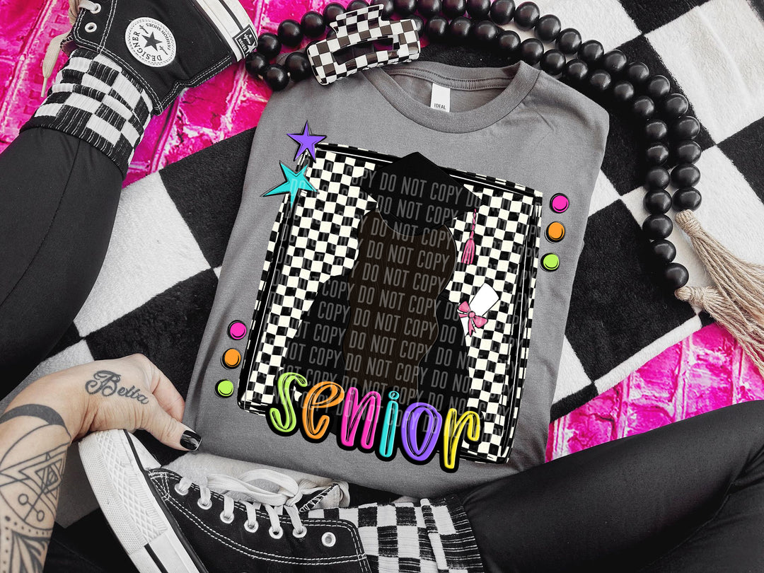 Preppy Bright Senior DTF Print