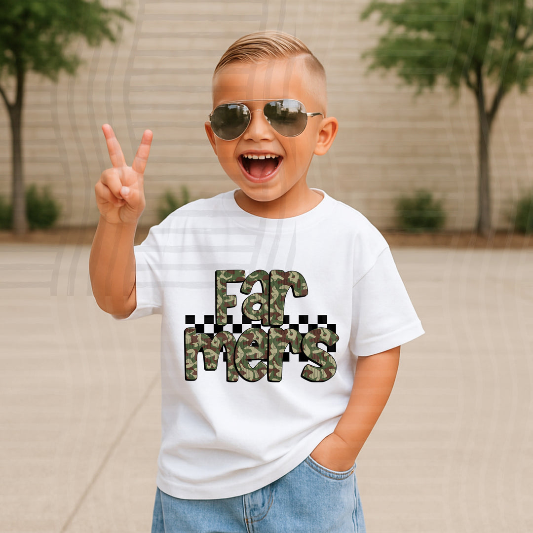 Camo DTF Print