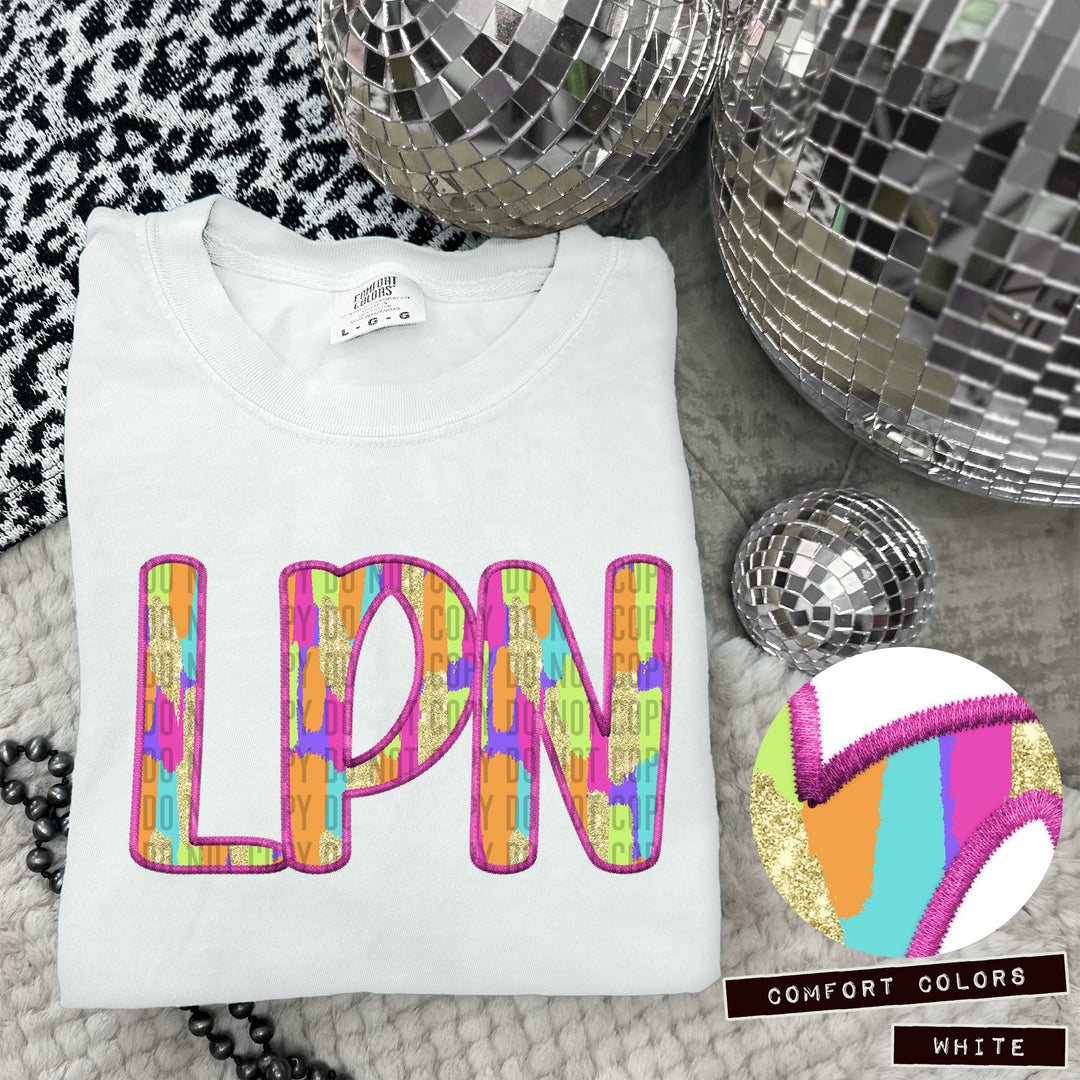 Juneberry Brushstrokes Names/Occupations DTF Print