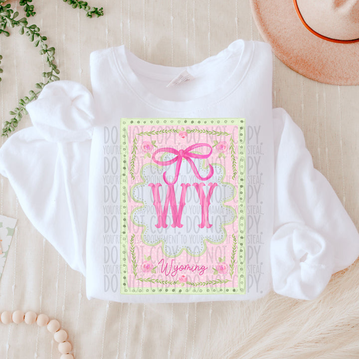 Watercolor Regency States DTF Print