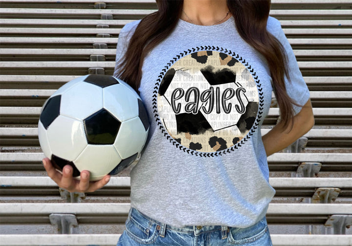 Soccer Background DTF Print