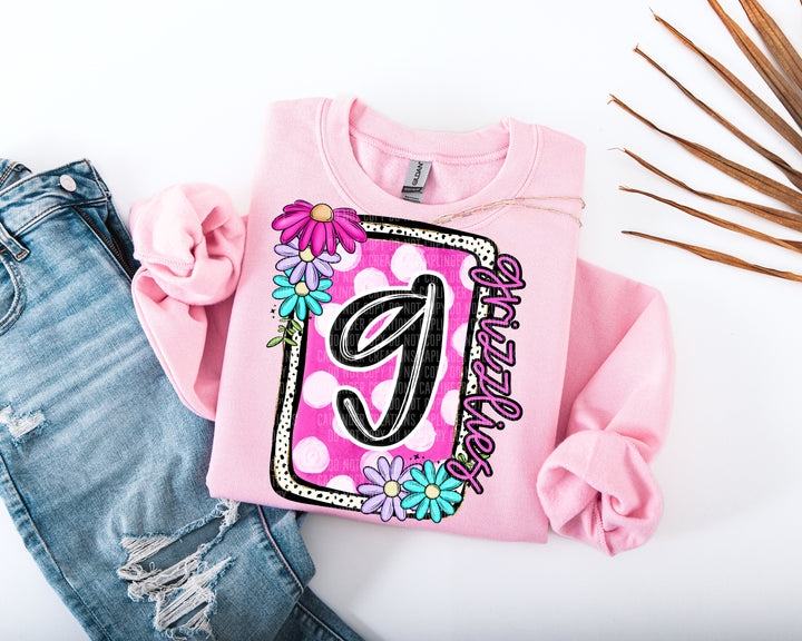 Floral Bloom DTF Print
