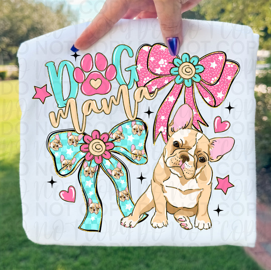 Dog Mama Breeds DTF Print