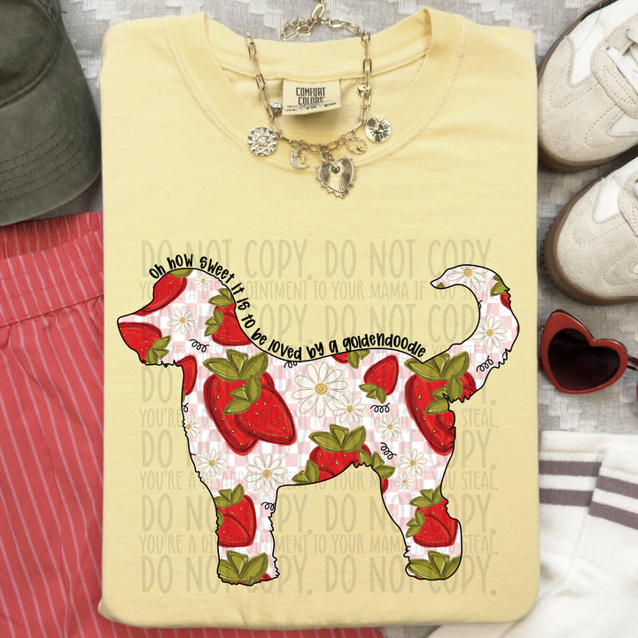 How Sweet Dog DTF Print