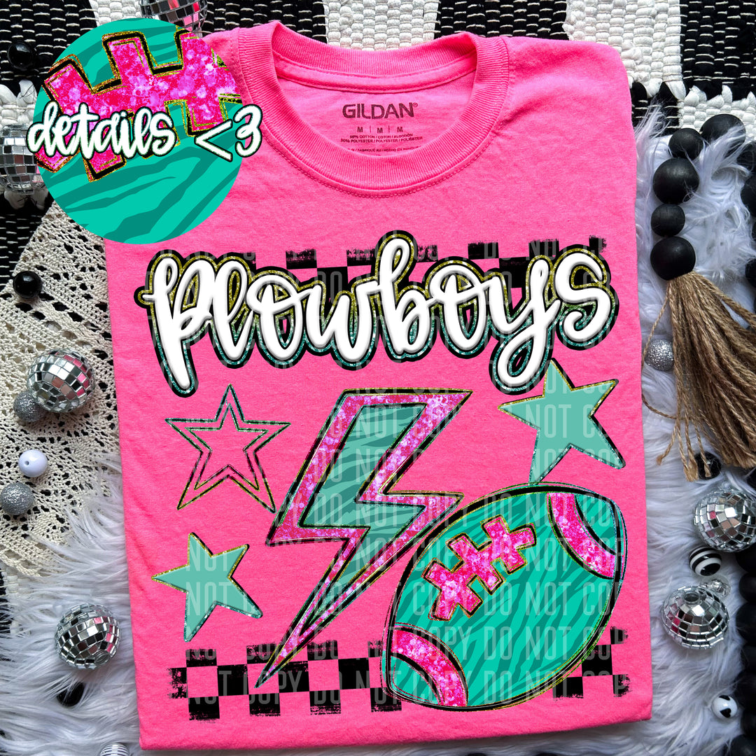 Football Bolt DTF Print