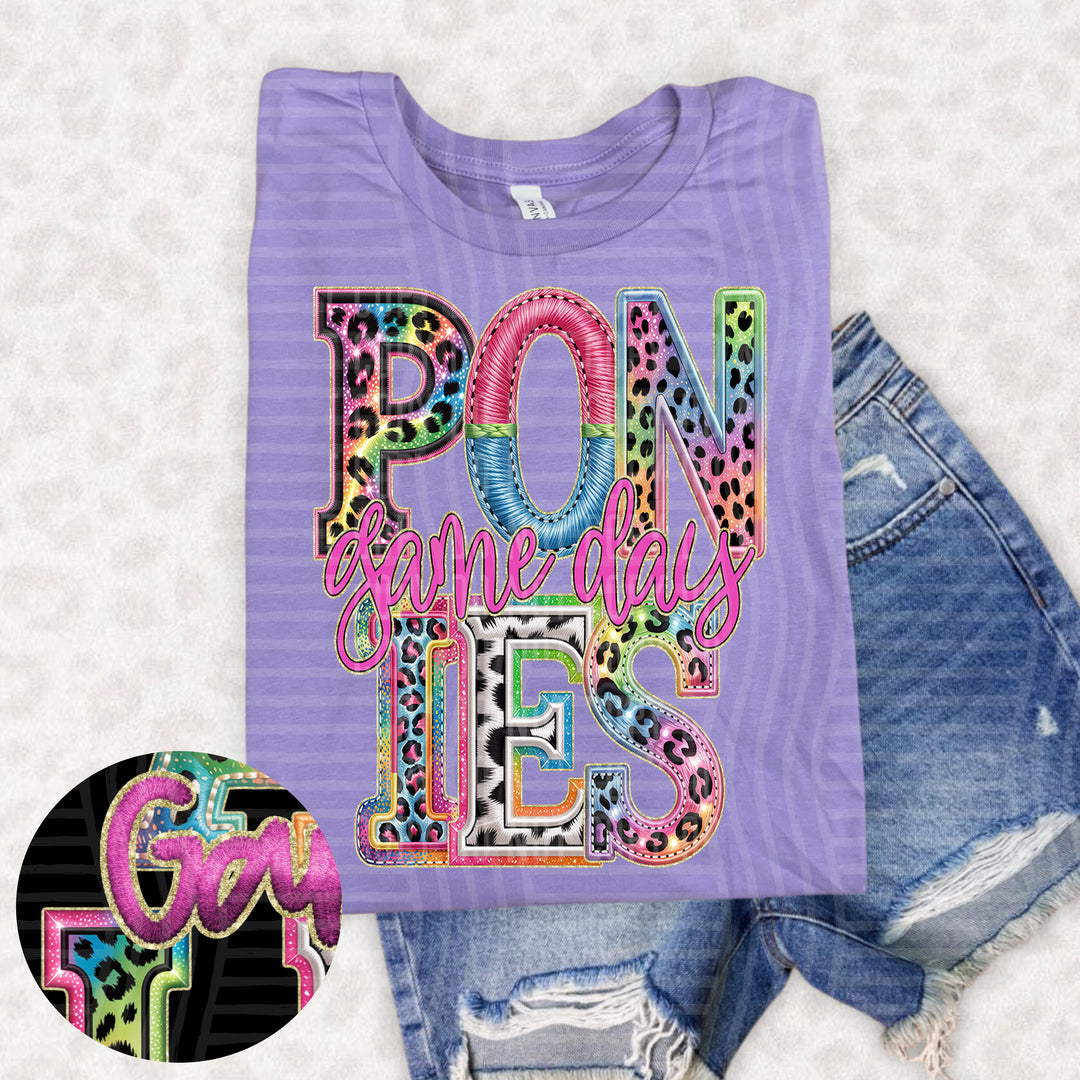 Rainbow Mitchymatchy DTF Print