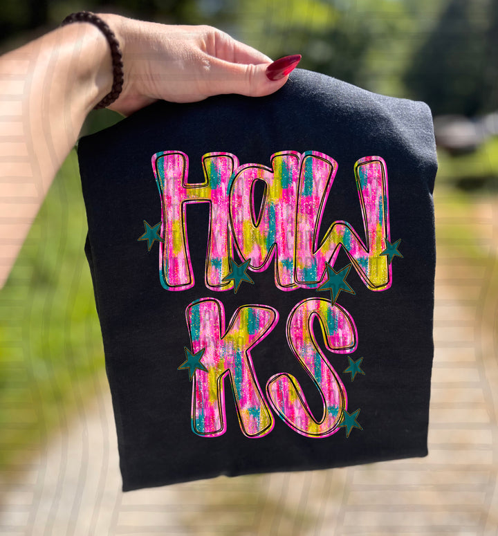 Holiday Brushstroke DTF Print
