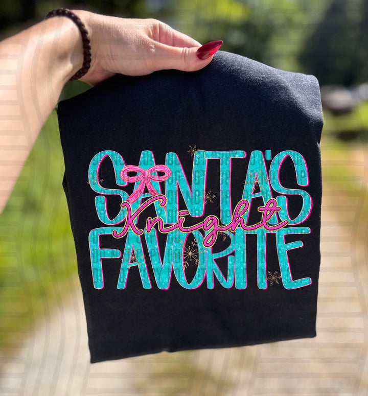 Santa’s Fav Mascots DTF Print