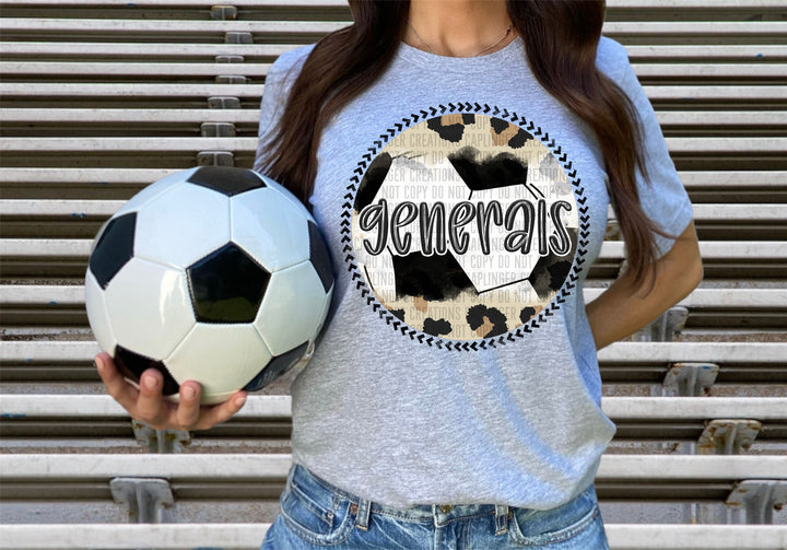 Soccer Background DTF Print