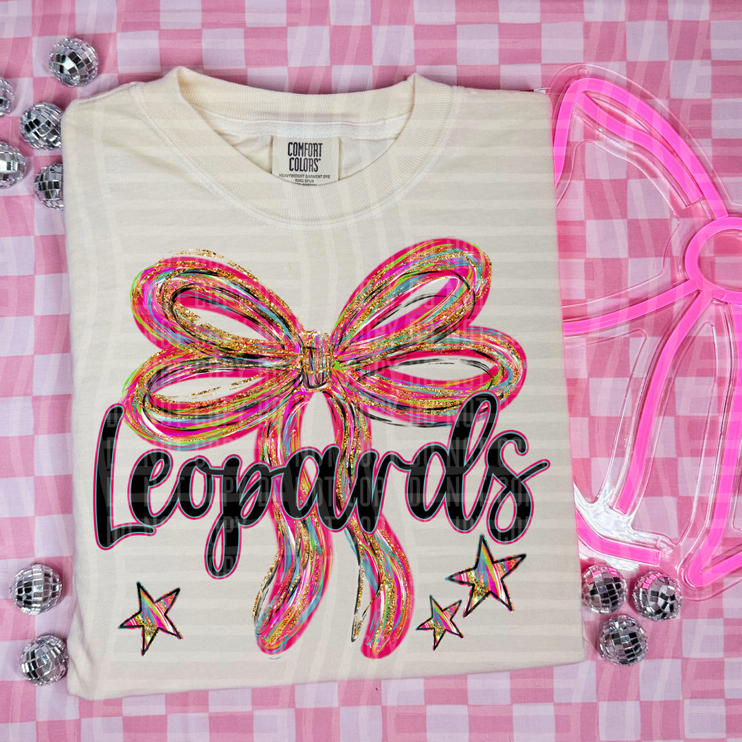 Whimsical Christmas Bows Mascots DTF Print
