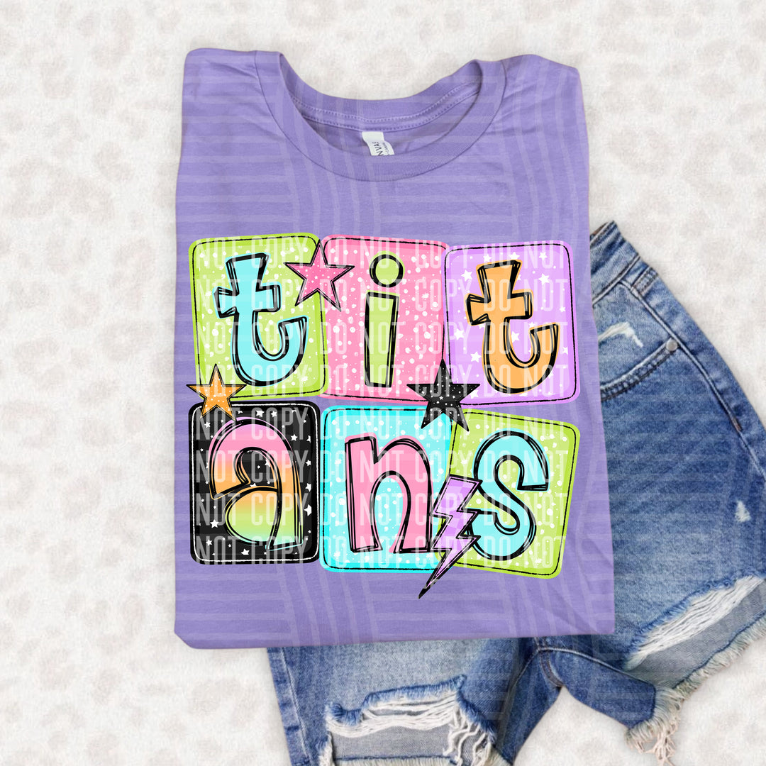 Paste Pop Mascots DTF Print