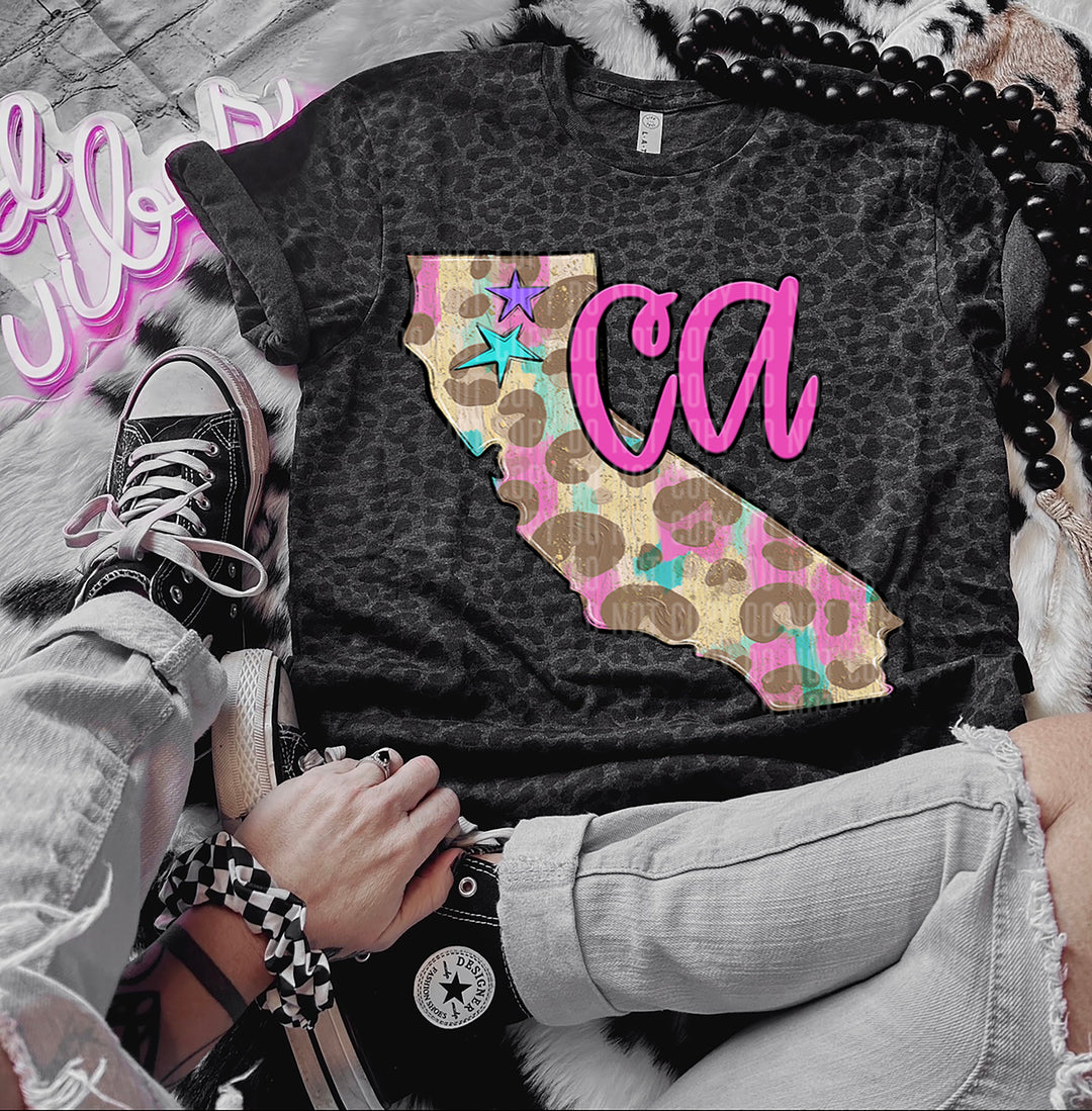 Preppy Bright States DTF Print