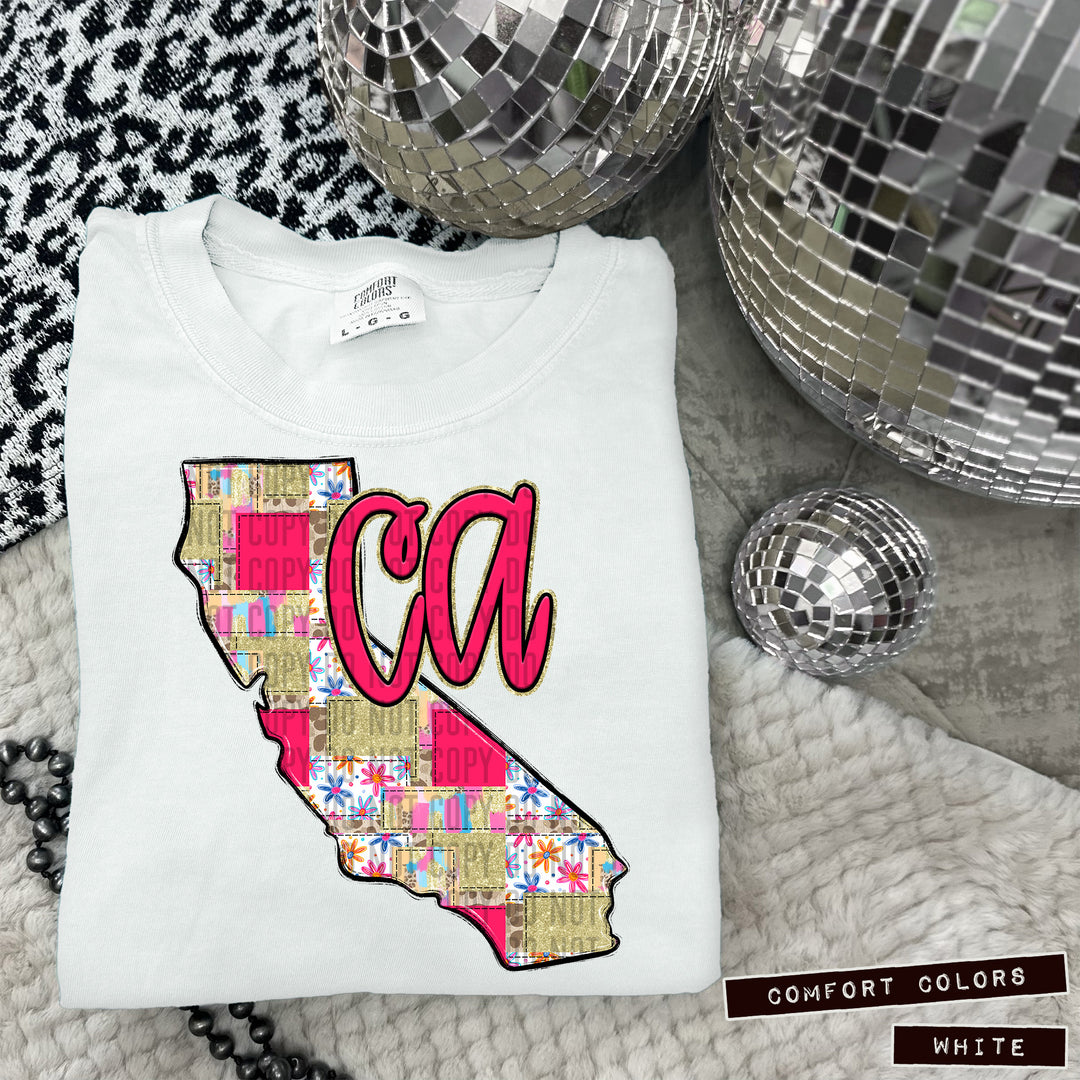Patches States DTF Print